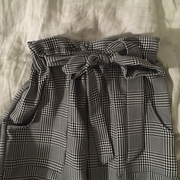 Paper bag plaid pants - Picture 7 of 7